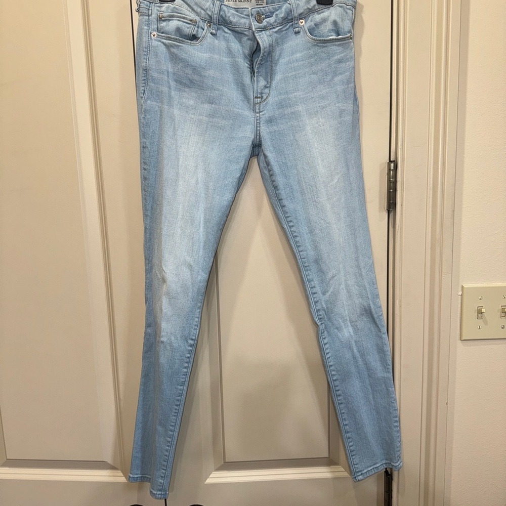 Abercrombie & Fitch Blue Skinny Denim Jeans
